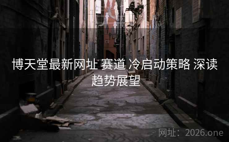博天堂最新网址 赛道 冷启动策略 深读 趋势展望
