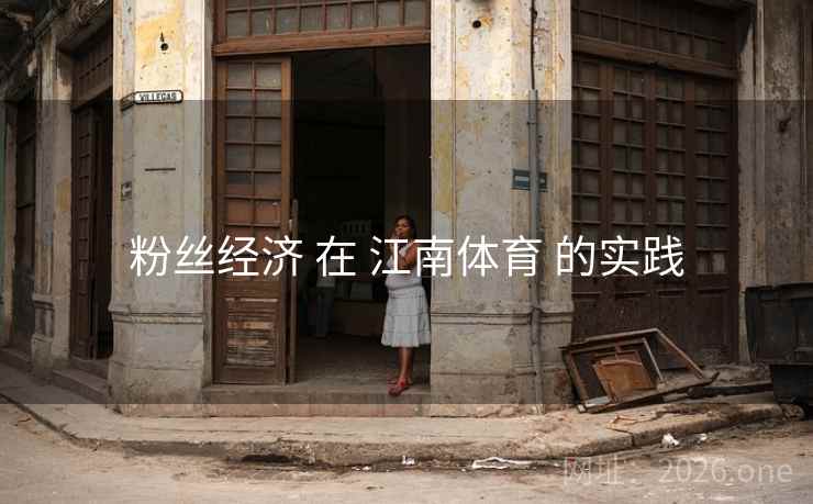 粉丝经济 在 江南体育 的实践