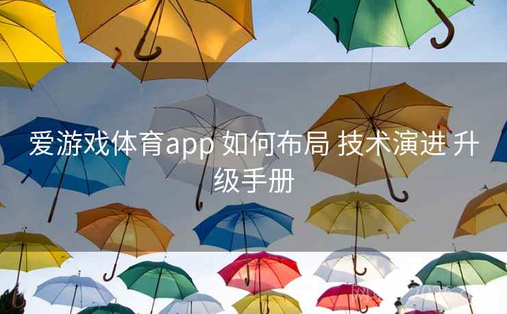 爱游戏体育app 如何布局 技术演进 升级手册