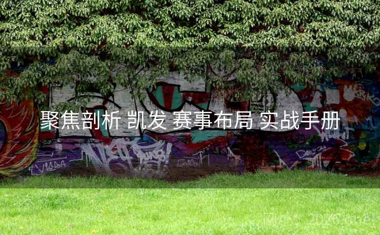 聚焦剖析 凯发 赛事布局 实战手册